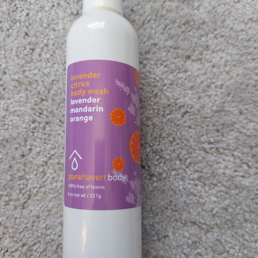 Pure haven lavender citrus body wash